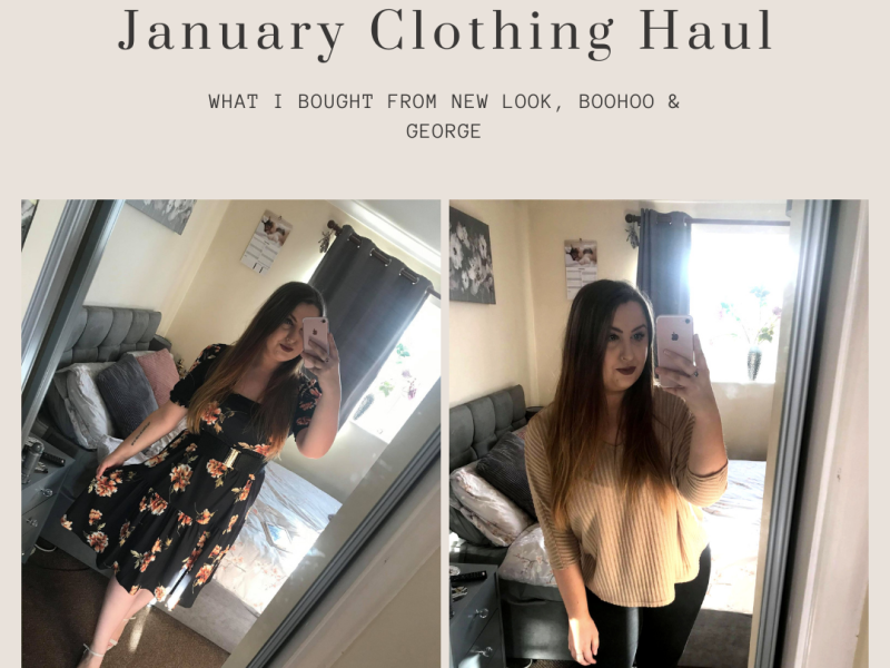 January clothing haul – Boohoo, New Look and George